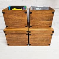Topper Album Boxes LP Record Box Handcrafted Vinyl Storage