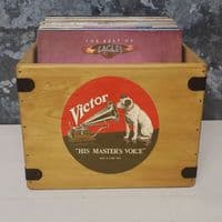 Victor Red  LP Record Box Vinyl Album Storage