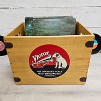 Victor Red  LP Record Box Vinyl Album Storage