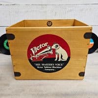 Victor Red  LP Record Box Vinyl Album Storage