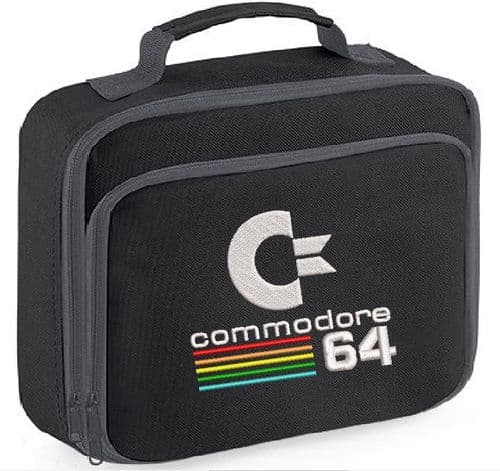 Commodore 64 embroidered Retro Lunch bag
