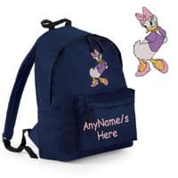 DAISY DUCK Rucksack/Backpack with any name