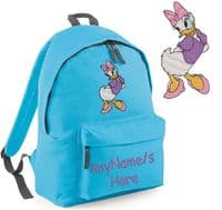 DAISY DUCK Rucksack/Backpack with any name