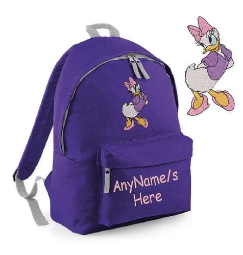 DAISY DUCK Rucksack/Backpack with any name
