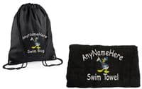 Donald Duck Swim bag and towel set.