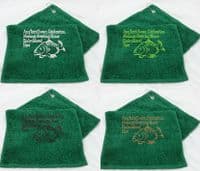 Full Carp design Fishing Towel with Personalised Text/Message