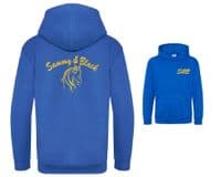 Horse design  Embroidered Equestrian Hoodie with Owner & Horse Name Personalised.