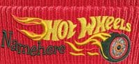 HOT WHEELS DESIGN WINTER KIDS BOBBLE HAT PERSONALISED EMBROIDERED WITH NAME!