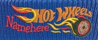 HOT WHEELS DESIGN WINTER KIDS BOBBLE HAT PERSONALISED EMBROIDERED WITH NAME!