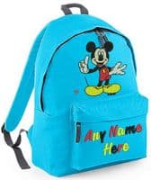 MICKEY MOUSE Rucksack/Backpack with any name