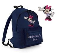 MINNIE MOUSE Rucksack/Backpack with any name