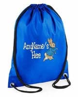 PERSONALISED MICKEY MOUSE DESIGN EMBROIDERED DRAWSTRING BAG PE SWIM BAG any name