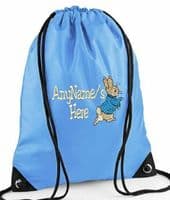 PERSONALISED MICKEY MOUSE DESIGN EMBROIDERED DRAWSTRING BAG PE SWIM BAG any name