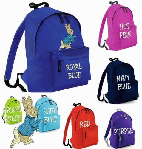 PETER RABBIT Rucksack/Backpack with any name