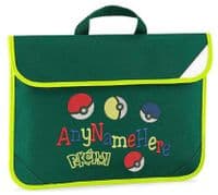 Pokemon Balls design Book bag - available in choice of 5 colours.  Personalised.