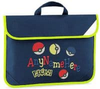 Pokemon Balls design Book bag - available in choice of 5 colours.  Personalised.