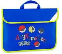 Pokemon Balls design Book bag - available in choice of 5 colours.  Personalised.