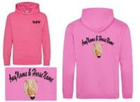 Shetland Pony Owner Embroidered Hoodie with Pony Name.