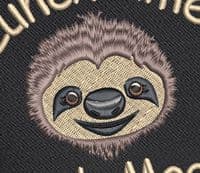 Sloth Design Lunch bag - Personalised with and Slogan, text, Name.