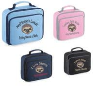 Sloth Design Lunch bag - Personalised with and Slogan, text, Name.