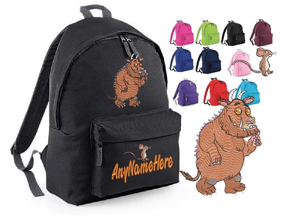 Personalised Rucksacks The Gruffalo design Personalised Rucksack/Backpack