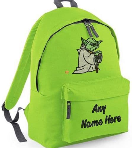 YODA (STARWARS) Rucksack/Backpack with any name