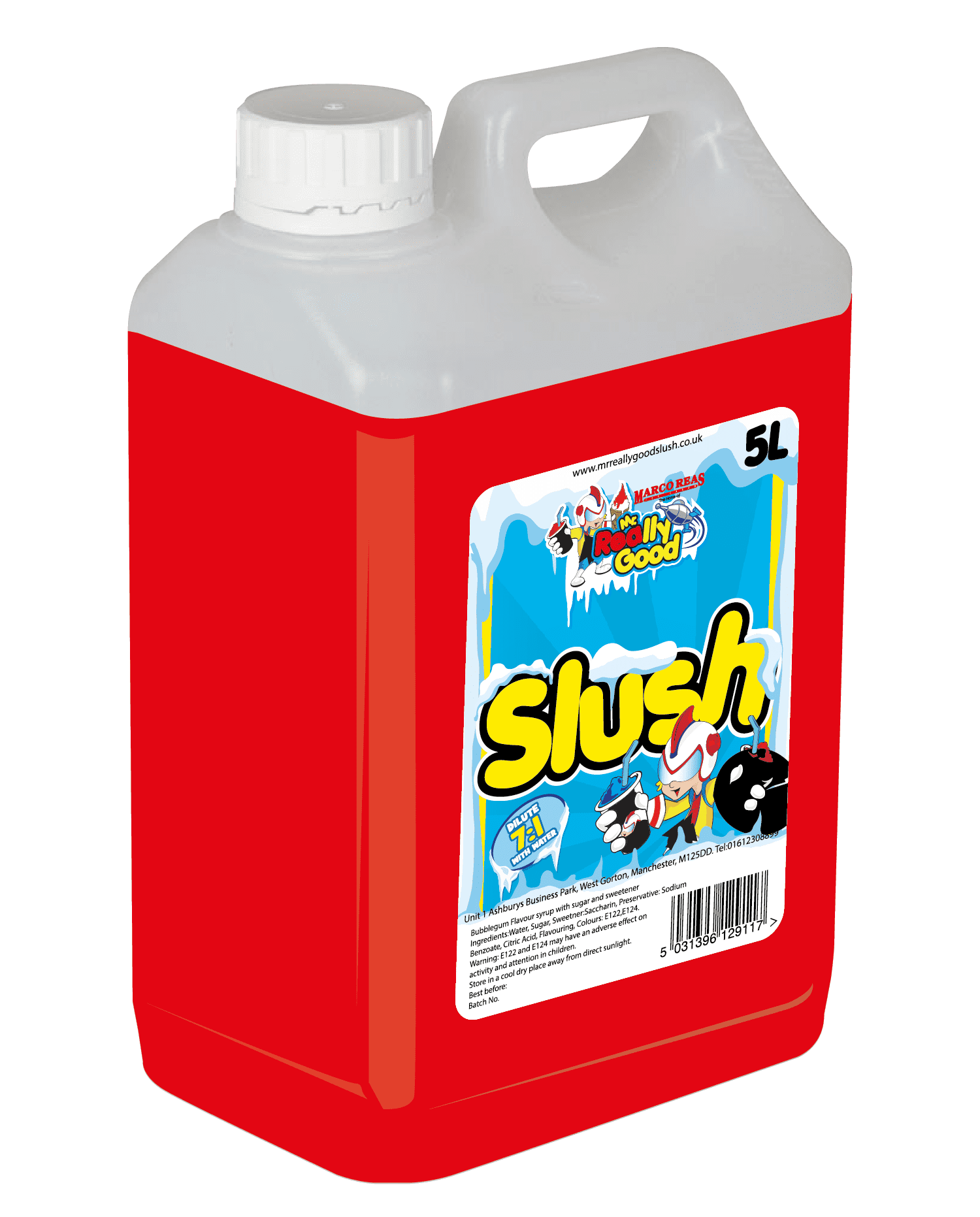 Slush Window 5ltr Strawberry Slush