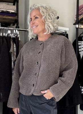 0039-ITALY Jacket Ricarda taupe
