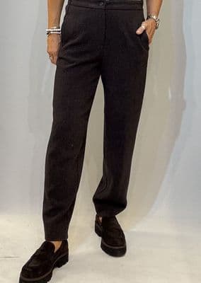 19.61 Milano Trouser Lauro brown/blue