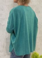 Absolut Cashmere Jumper Camille green lagoon