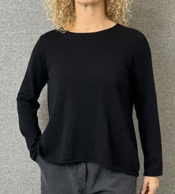 Caroline Cashmere VB Jumper black