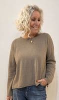 Caroline Cashmere VB Jumper taupe