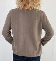 Caroline Cashmere VB Jumper taupe