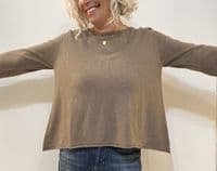 Caroline Cashmere VB Jumper taupe