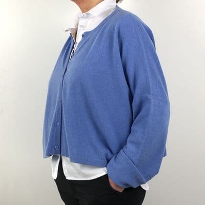 Caroline Crew Cardigan mid blue