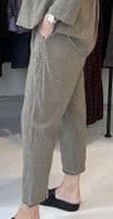 Cut Loose Frayed Edge Trouser bark