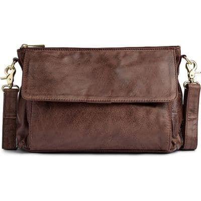 Depech Leather Bag 16584 brandy