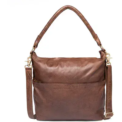 Depeche Leather Bag 15824  brandy
