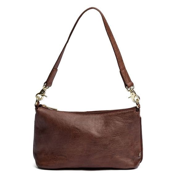 Depeche Leather Bag 16558 brandy