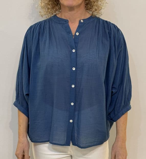 Diega Blouse Celesto blue