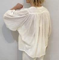 Diega Blouse Celesto white