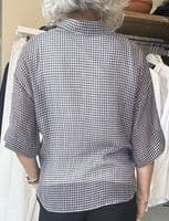 Diega Blouse Tifana marine/prune