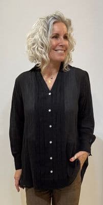 Diega Long Blouse Cenlio black
