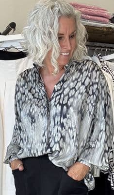 Diega Shirt Carina ecru/marine