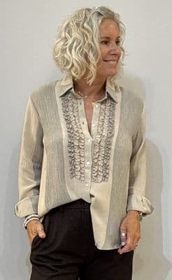 Diega Shirt Castilana ecru/beige