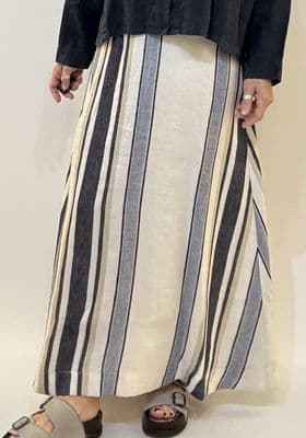Diega Skirt  Jamao cream/blue