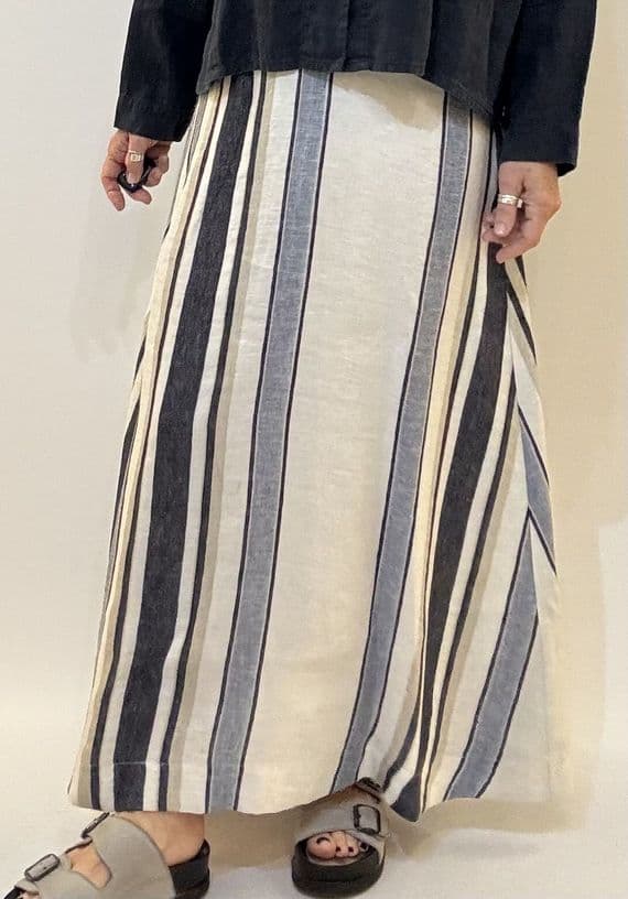 Diega Skirt  Jamao cream/blue