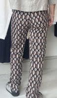 Diega Trouser Pacifico black/terre/ecru