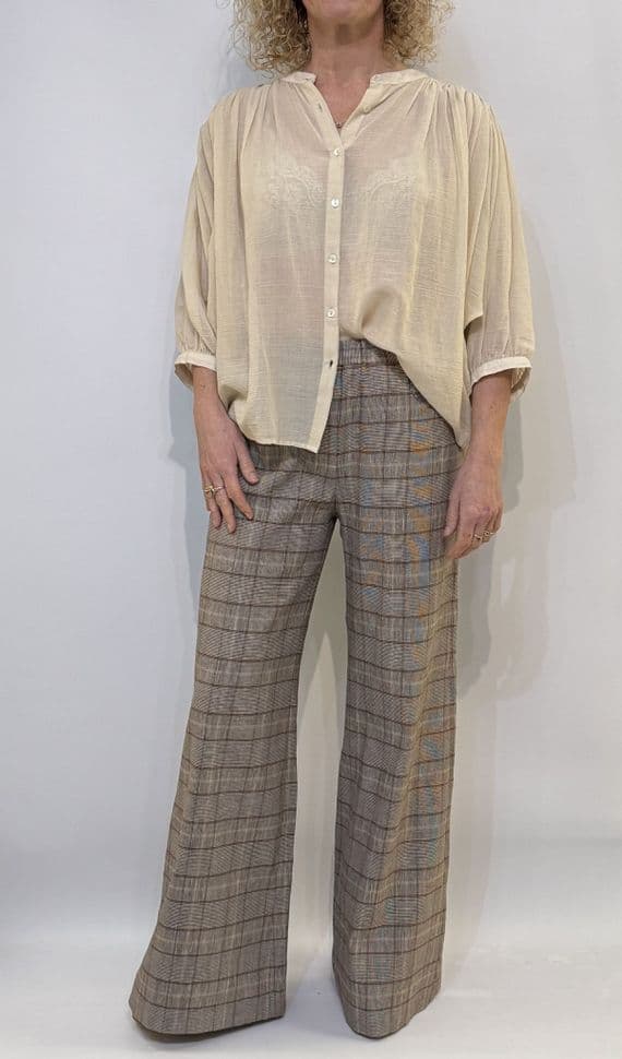 Diega Trousers Pindo camel ecru