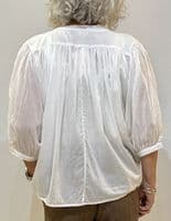 Diego Blouse Celesto white